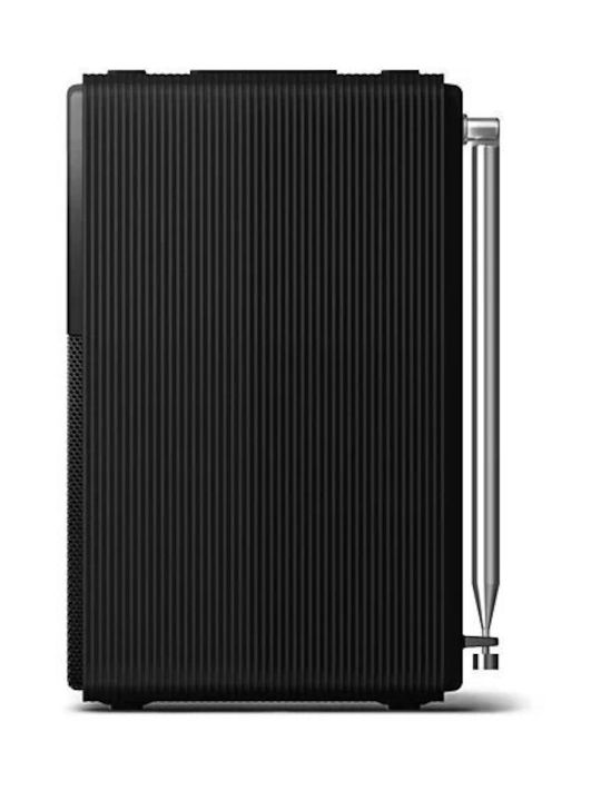 Philips Tisch-Digitaluhr mit Wecker & Radio Schwarz TAR5100/10