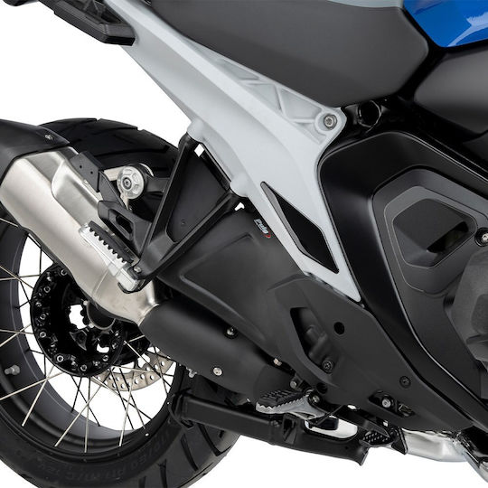 Rear Side Spoilers Rear Deflectors Matt Black BMW R1300GS Option 719 Triple Black Trophy '23-'25 22430J Puig
