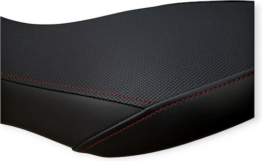 Dorsoduro750 Aprilia Anti-Slip Seat Cover Red Stitches