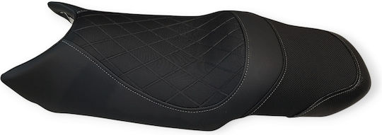 Fazer600 Gen2 S1-s2 Yamaha Anti-slip Quilted Baklavadoto Seat Cover Gray Stitches