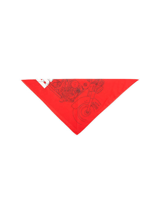Biltwell Бандана Pan Червена 55,8 Cm X 55,8 Cm Bandana Red