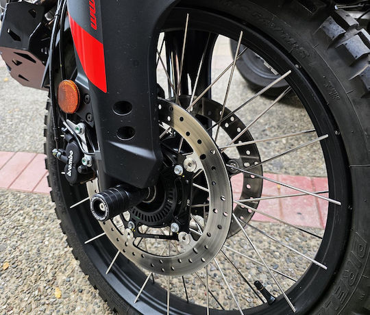 Protective Front Wheel Motorcycle Sliders Aprilia Tuareg 660 2021-2024