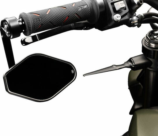 Gilles Motorradspiegel Antibaru M03-02-bd Aluminium 1 Stück