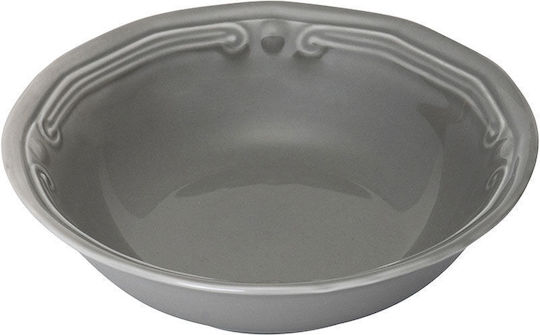 Estia Athénée Servierschüssel Rund aus Porzellan Gray
