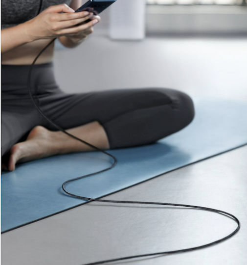 iPEAX Braided USB 2.0 Cable USB-C male - USB-C Μαύρο 1m