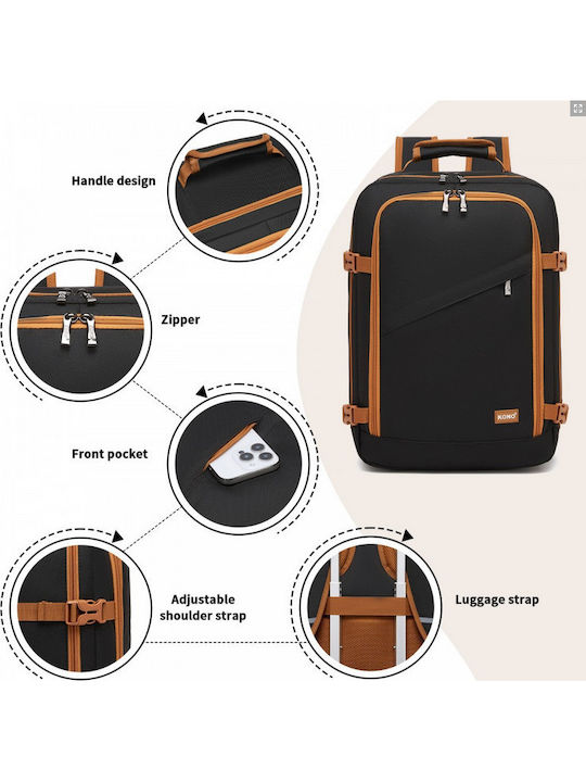 Miss Lulu Backpack Backpack for 15.6" Laptop Black BPK2551-BK/BN