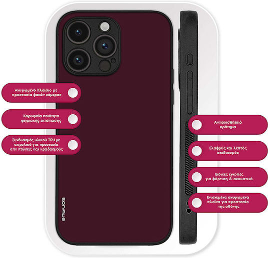 Husă Sonique Colorbloc Series Xiaomi Xiaomi 17 Pro Max 5g Bordo