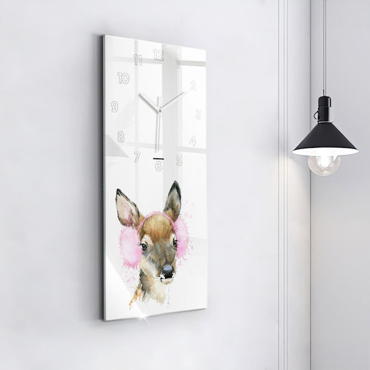 Tulup Детски стенен часовник Стъкло 30x60см