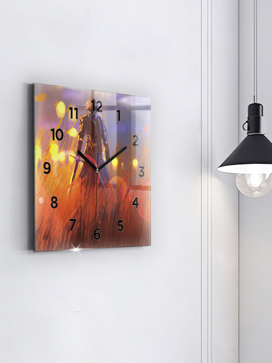 Tulup Детски стенен часовник Стъкло 30x30см