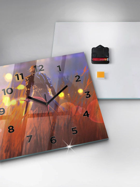 Tulup Детски стенен часовник Стъкло 30x30см