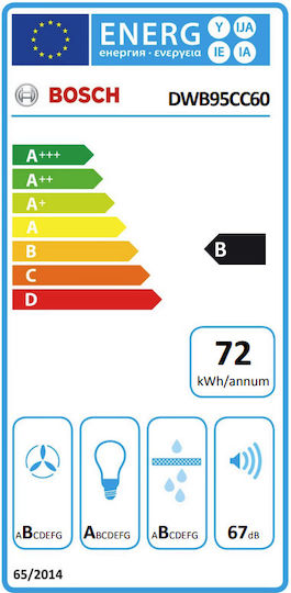 Bosch Kamin-Dunstabzug 90cm Schwarz
