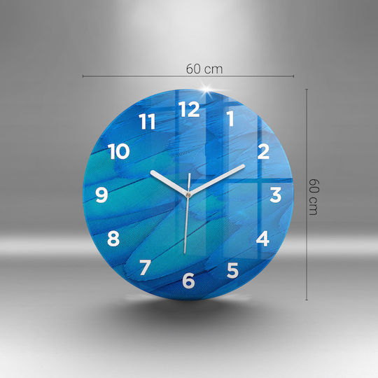 Tulup Kinder Wanduhr Glas