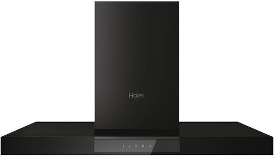 Haier Șemineu Hotă 90cm Negru