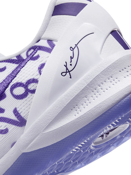 Kobe 8 Protro Court Purple "Court Purple" Μπασκετικά Παπούτσια White / Court Purple