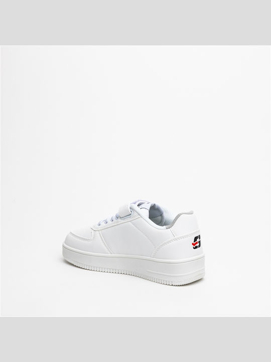Παιδικά Sneakers με Σκρατς Λευκά