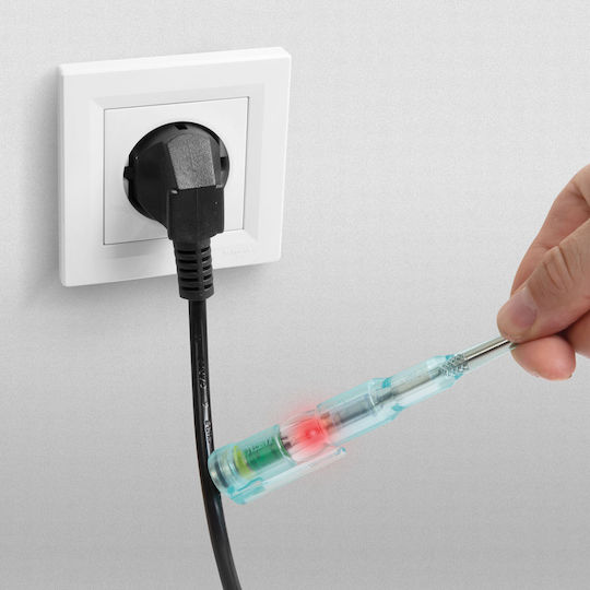 Phasenprüfer Stift Nicht-Kontakt Funktion Rote LED 70 250 V AC Batteriebetrieben