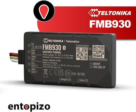 Teltonika GPS Tracker FMB930 Bluetooth / GNSS / GSM για Ποδήλατα