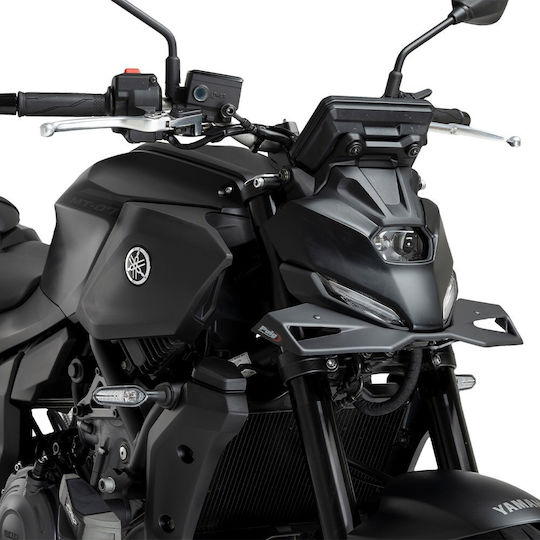 Предни Спойлери Downforce Naked Фронтални Спойлери Мат Черен Yamaha MT-07 Y-AMT '25 22417j Puig