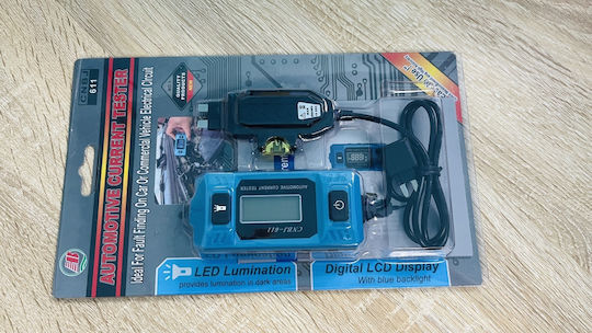 Techstar Cnpj-611 Auto Current Tester Illuminated Lcd Display Fuse Detection Accuracy ±2%