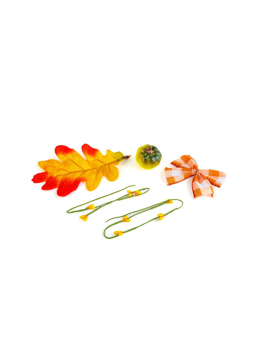 Herbstdekoration – Set aus 5 Stück Blätter – 2 Modelle
