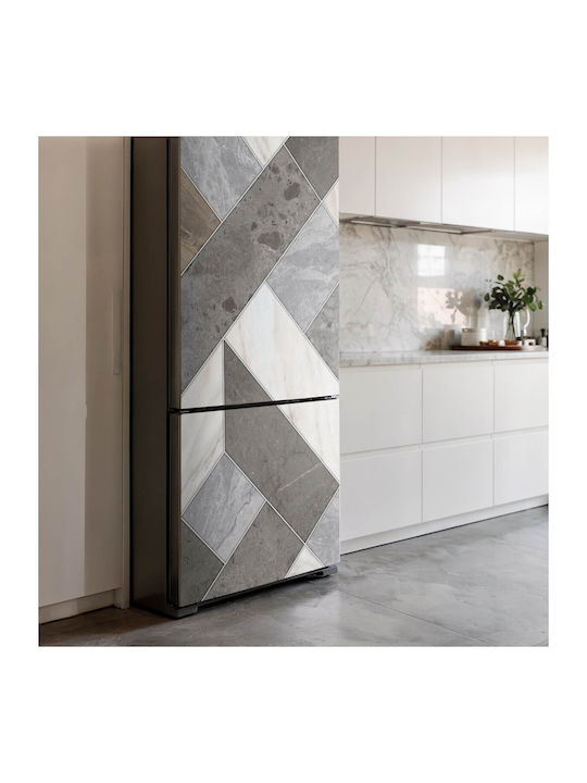 Magnetisches Kühlschrank Wandsticker Geometrisches Design Fliesen 70x190 cm