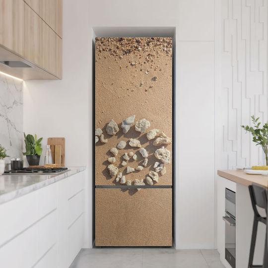 Protector Magnetic Husă Pentru Frigider Model Spirală Naturală Pietre 70x190 Cm Protector Magnetic Husă Pentru Frigider Model Spirală Naturală Pietre 70x190 Cm