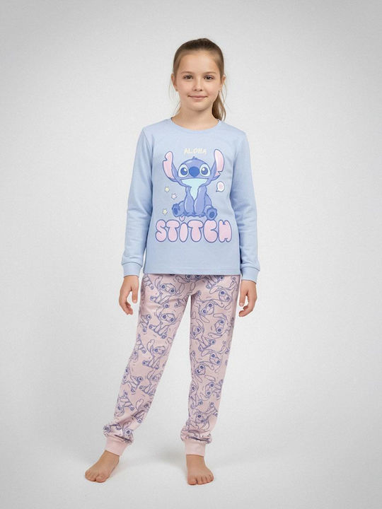 Cerda Kinder-Nachtwäsche Hellblaue Stitch