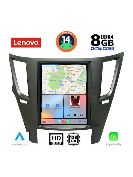 Lenovo Auto-Audiosystem für Subaru Erbe / Outback 2009-2014 (Bluetooth/USB/WiFi/GPS/Apple-Carplay/Android-Auto) mit Touchscreen 5.1"