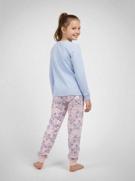 Cerda Kinder-Nachtwäsche Hellblaue Stitch