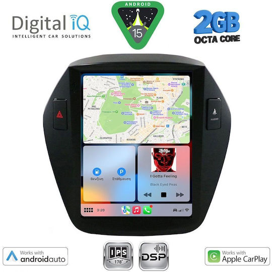 Digital IQ Ηχοσύστημα Αυτοκινήτου για Hyundai iX35 2010-2015 (Bluetooth/USB/WiFi/GPS/Apple-Carplay/Android-Auto)