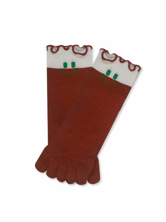 Κάλτσα Βαμβακερή Δάχτυλα Toe Socks Σχέδια Smile Ytli Κάλτσα Βαμβακερή Δάχτυλα Toe Socks Σχέδια Smile Ytli