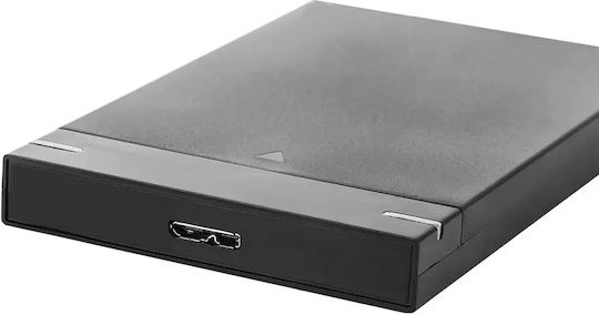 Твърд диск кутия 2.5" SATA III с връзка SATA / USB 3.0 в Черен цвят