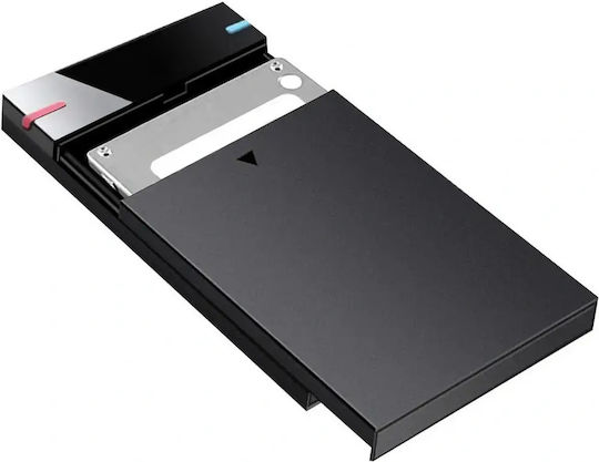 Твърд диск кутия 2.5" SATA III с връзка SATA / USB 3.0 в Черен цвят