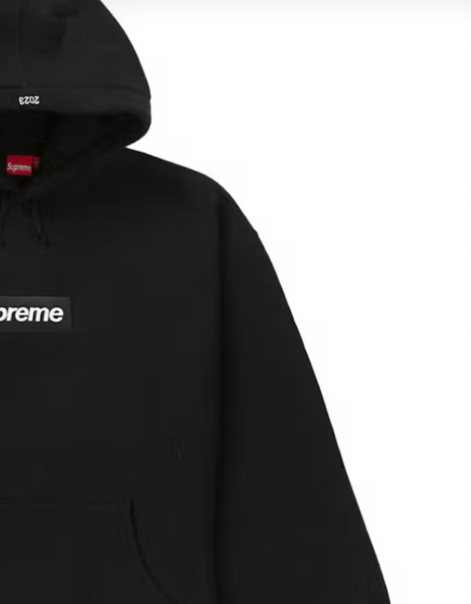 Supreme Box Logo Hanorac Cu Glugă Negru SUP103711 | Skroutz Romania