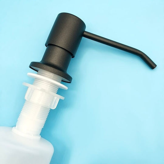 Εντοιχιζόμενο Dispenser από Ανοξείδωτο Ατσάλι Μαύρο 300ml Εντοιχιζόμενο Dispenser από Ανοξείδωτο Ατσάλι Μαύρο 300ml