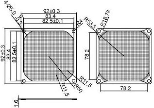 Evercool Ανεμιστήρας 92mm 1τμχ