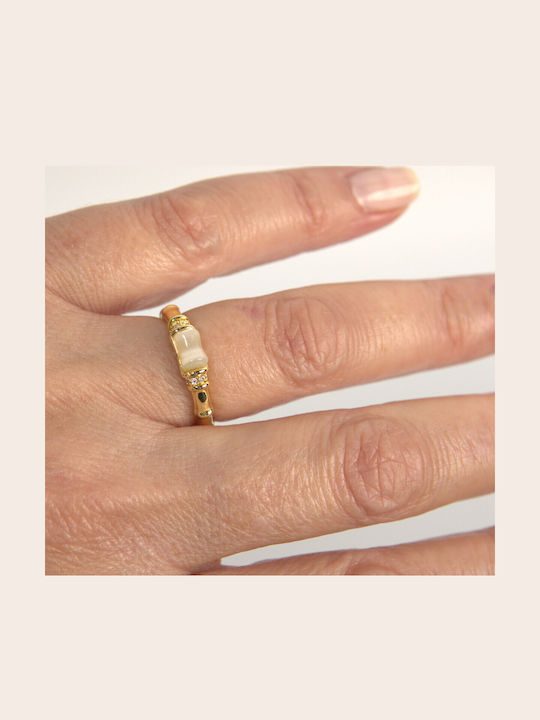 Ring made of Silver Gold Plated