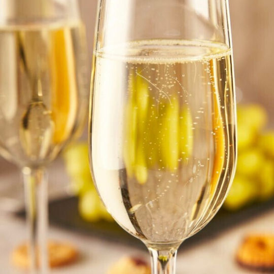 Soler Hispania Royal Leerdam Spring Σετ Ποτήρια Σαμπάνιας Κολωνάτα Γυάλινα 200ml 6τμχ