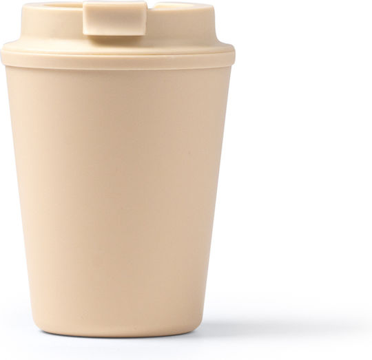 Oklan Κούπα Κεραμική με Καπάκι Μπεζ 300ml Oklan Κούπα Κεραμική με Καπάκι Μπεζ 300ml