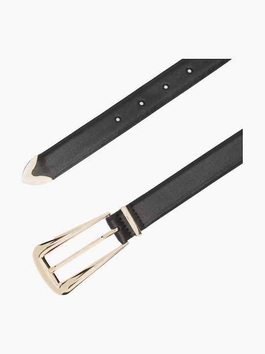 Tommy Hilfiger Leather Women's Belt Black