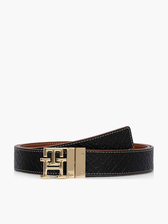 Tommy Hilfiger Leather Women's Belt Tabac Brown