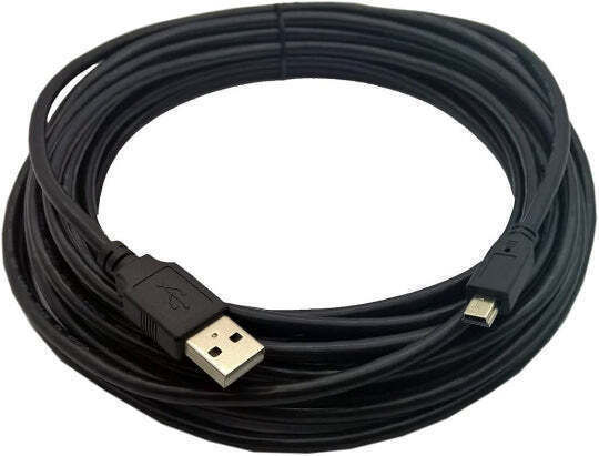 USB 2.0 Cable USB-A male - mini USB-B male 5m
