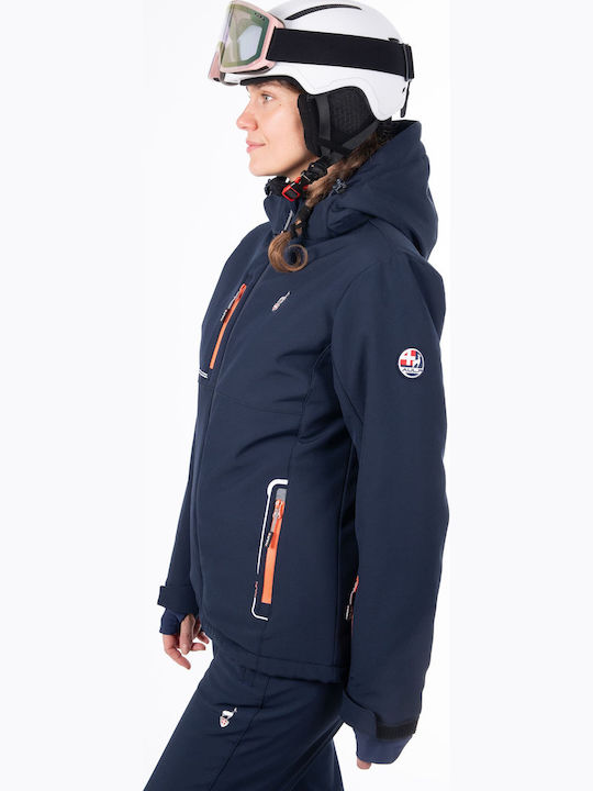 Aulp Vapor Women's Soft Shell Ski & Snowboard Jacket Blue VAPORNAF44