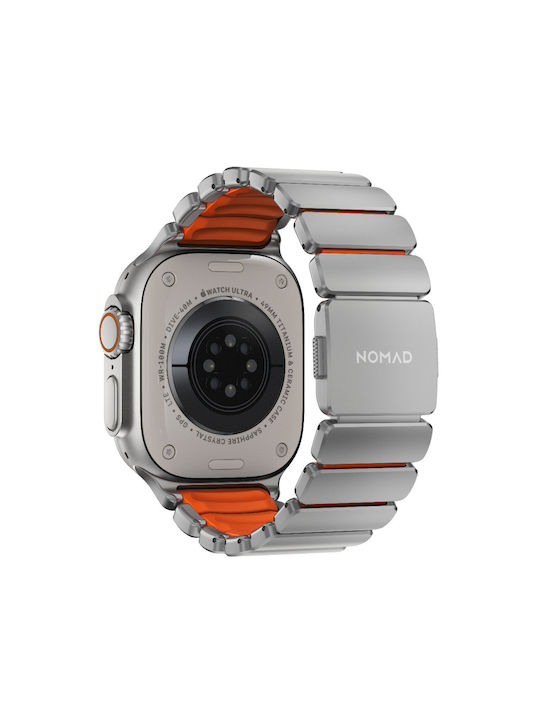 Nomad Λουράκι Ανοξείδωτο Ατσάλι Μπεζ (Apple Watch 44/45/46mm/Ultra 49mm)