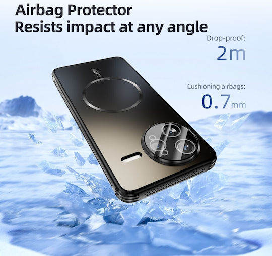 Abeel Back Cover Plastic Black (Poco F7 Ultra)