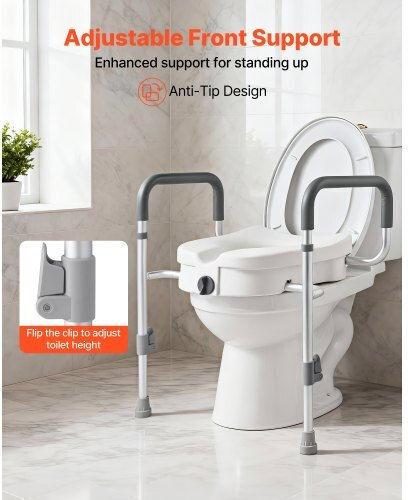 Vevor Toilet Seat Riser with Backrest 18cm DJXNSDSJGMTZUZOO9001V0
