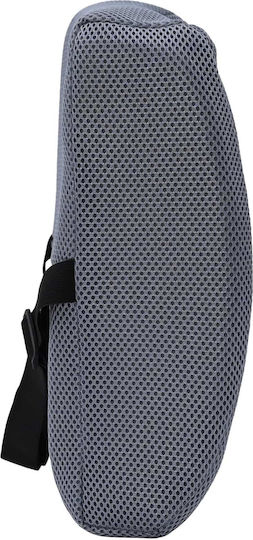 vidaXL Μαξιλάρι Πλάτης με Memory Foam 34x31.5x12cm σε Γκρι χρώμα 42012706