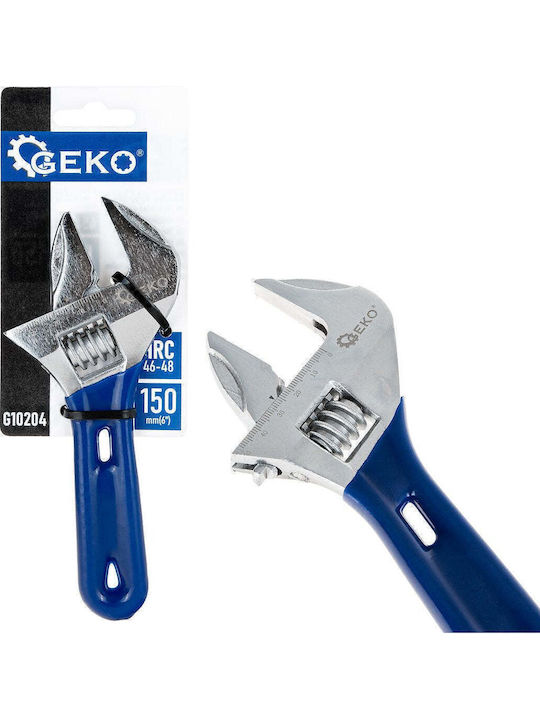 Geko French Wrench with Adjustable Opening 36mm and Anti-Slip Handle 150mm