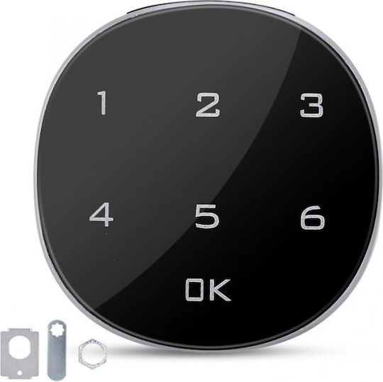 Techstar Intelligentes Schloss Touchscreen Digital 30mm Alarm Code Mit Cr2023 Microusb