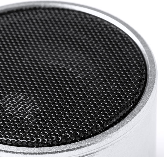 Corus Ηχείο Bluetooth 3W με Ραδιόφωνο και Διάρκεια Μπαταρίας έως 3 ώρες Ασημί